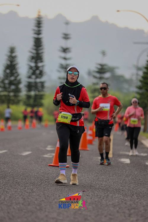 Race photo from CISANGKAN KBP CITY RUN 2025