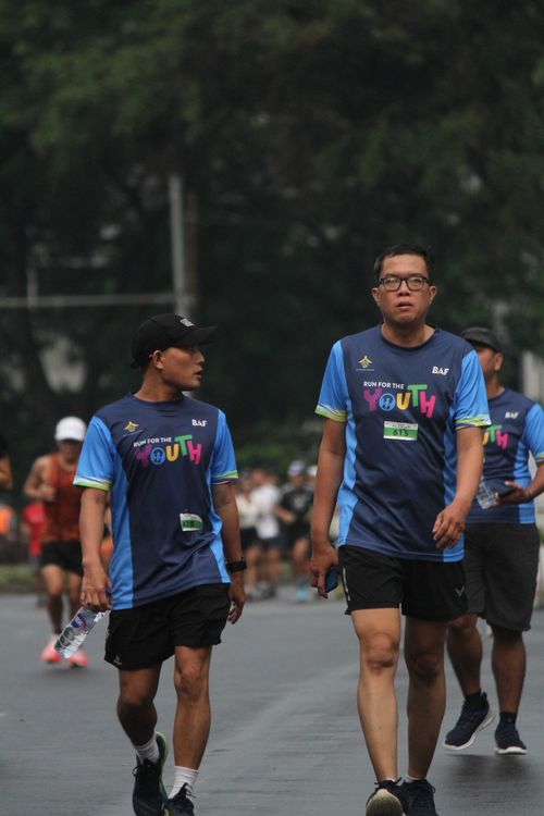 Race photo from Road to BAF Lions Run 2024