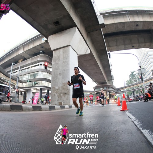 Race photo from SMARTFREN RUN 2026
