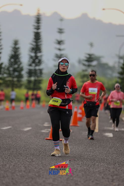 Race photo from CISANGKAN KBP CITY RUN 2025