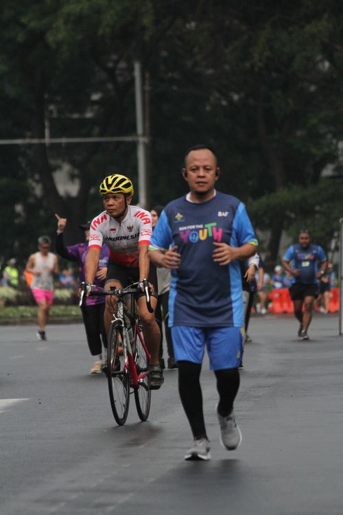 Race photo from Road to BAF Lions Run 2024