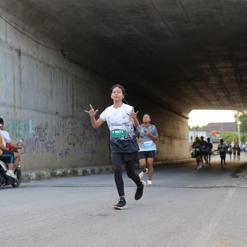 Race photo from KEDIRI HALF MARATHON 2026
