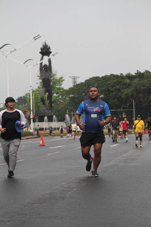 Race photo from Road to BAF Lions Run 2024