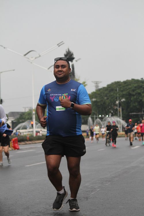 Race photo from Road to BAF Lions Run 2024