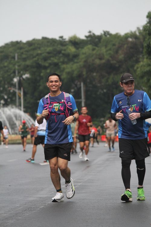 Race photo from Road to BAF Lions Run 2024