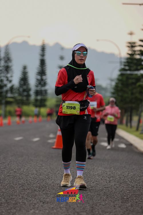 Race photo from CISANGKAN KBP CITY RUN 2025