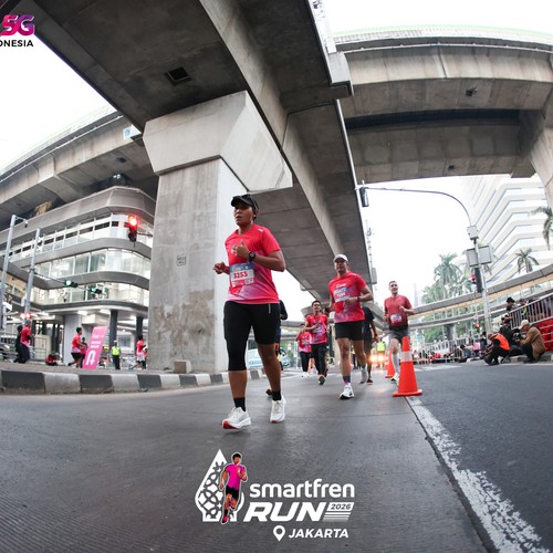 Race photo from SMARTFREN RUN 2026