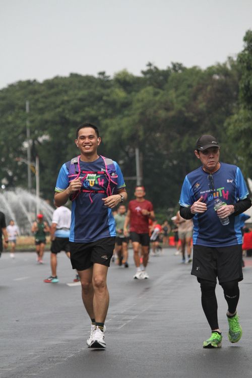 Race photo from Road to BAF Lions Run 2024