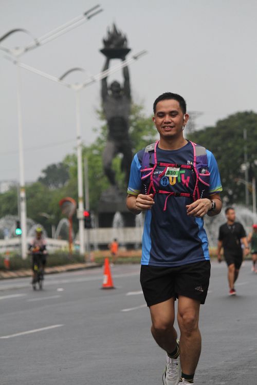 Race photo from Road to BAF Lions Run 2024