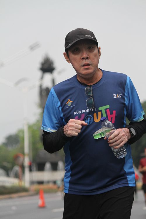 Race photo from Road to BAF Lions Run 2024
