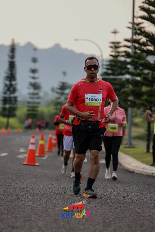 Race photo from CISANGKAN KBP CITY RUN 2025