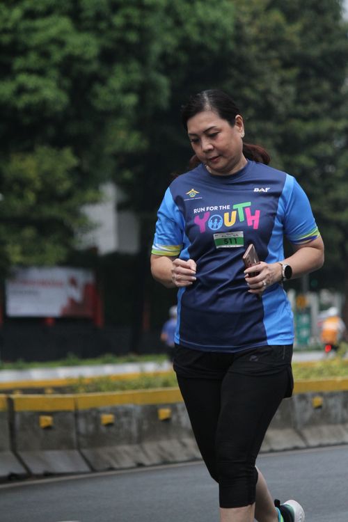 Race photo from Road to BAF Lions Run 2024