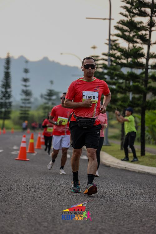 Race photo from CISANGKAN KBP CITY RUN 2025