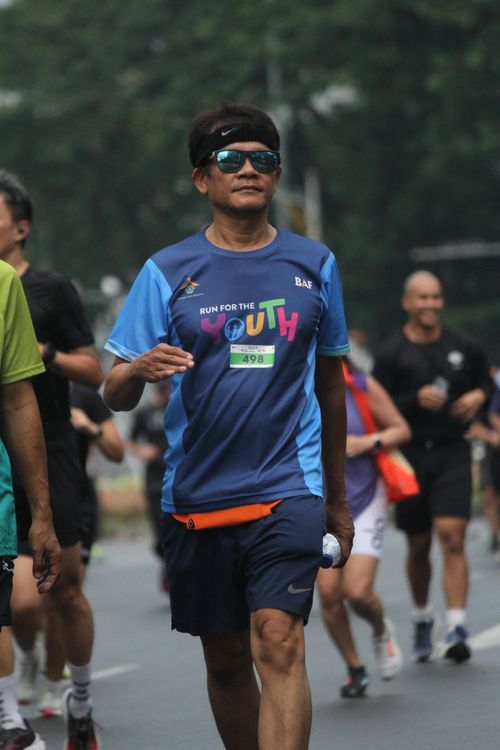 Race photo from Road to BAF Lions Run 2024