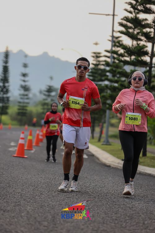 Race photo from CISANGKAN KBP CITY RUN 2025
