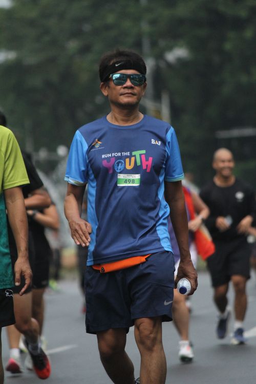 Race photo from Road to BAF Lions Run 2024