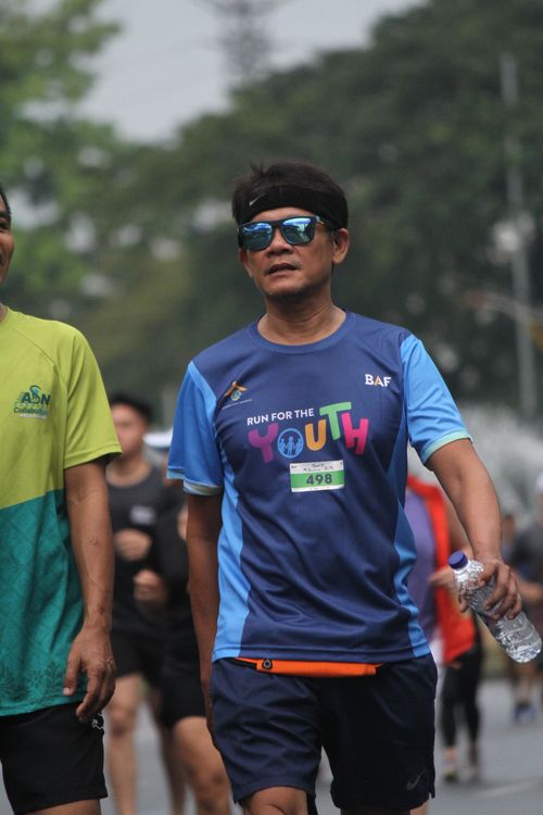 Race photo from Road to BAF Lions Run 2024