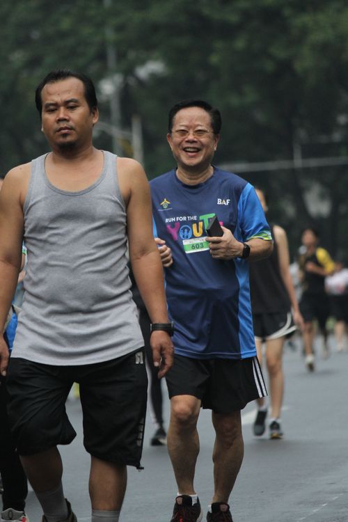 Race photo from Road to BAF Lions Run 2024