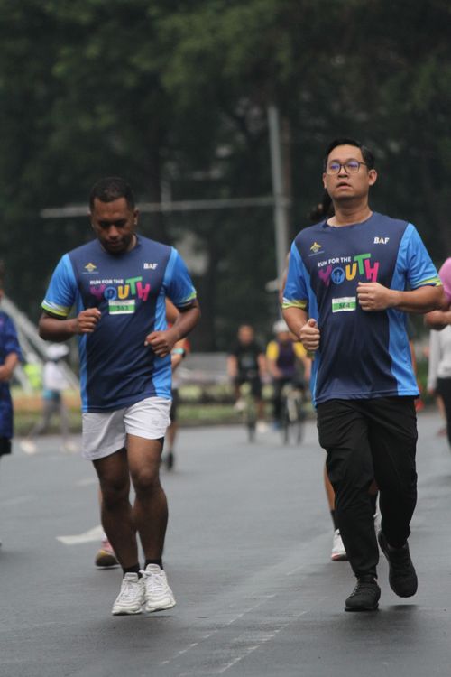 Race photo from Road to BAF Lions Run 2024