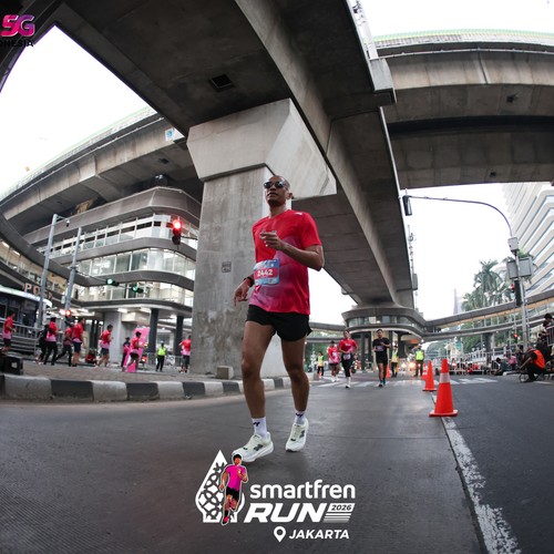 Race photo from SMARTFREN RUN 2026