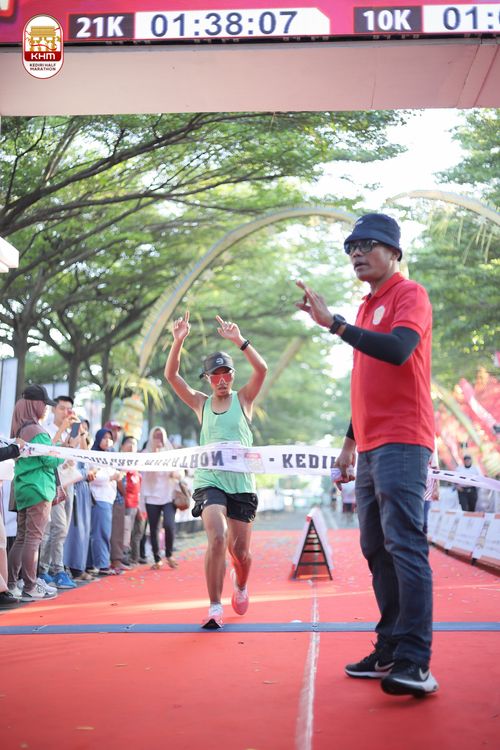 Race photo from Kediri Half Marathon 2024