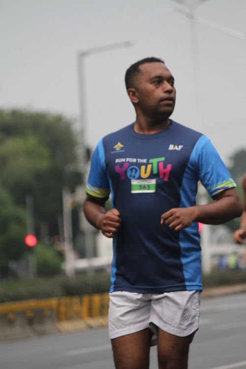 Race photo from Road to BAF Lions Run 2024
