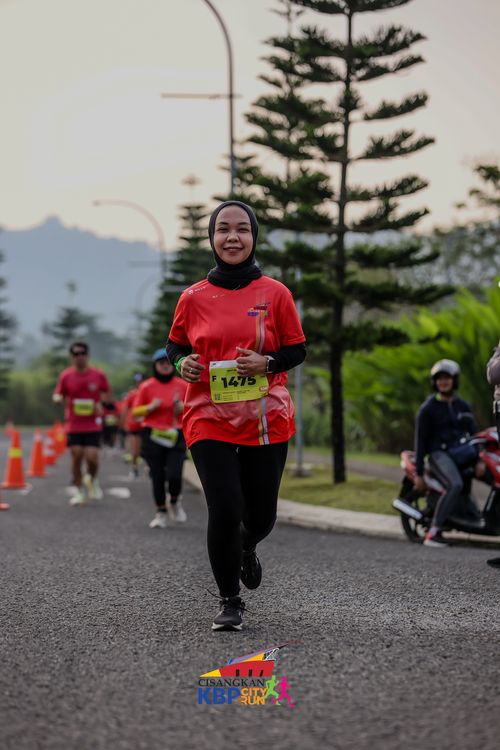 Race photo from CISANGKAN KBP CITY RUN 2025