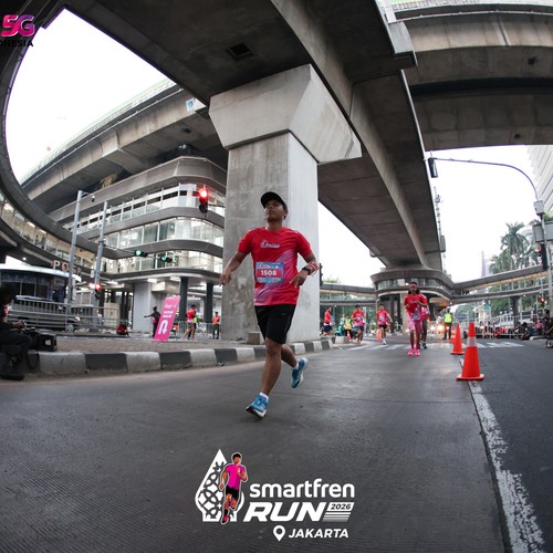 Race photo from SMARTFREN RUN 2026