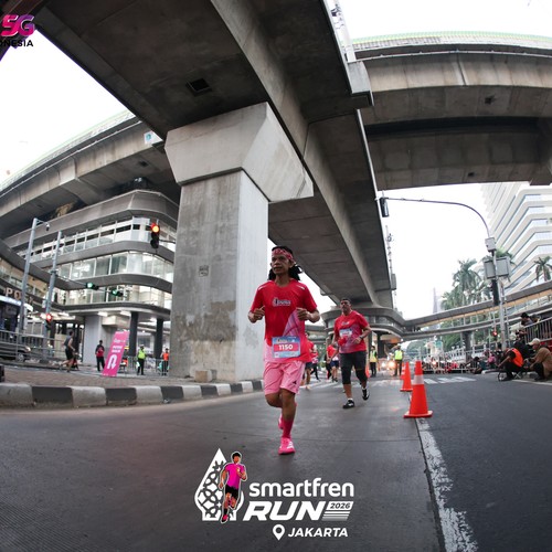 Race photo from SMARTFREN RUN 2026
