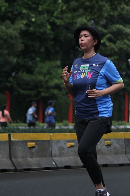 Race photo from Road to BAF Lions Run 2024