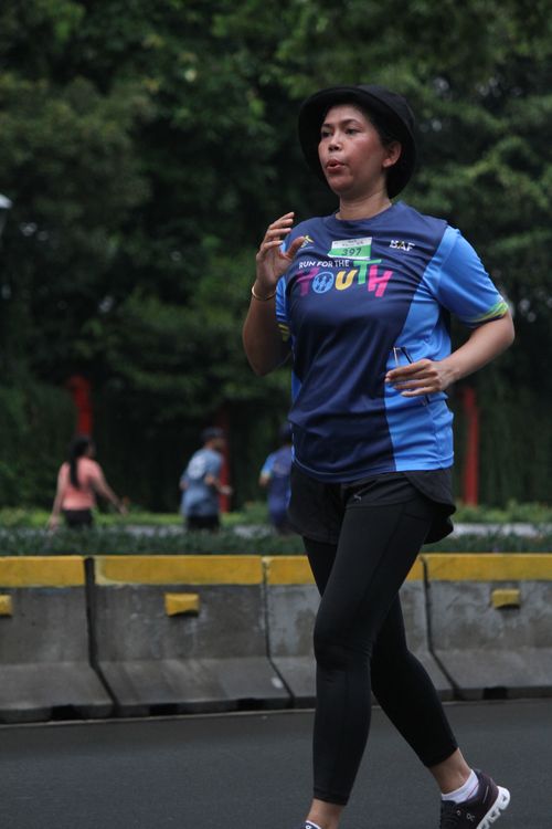 Race photo from Road to BAF Lions Run 2024