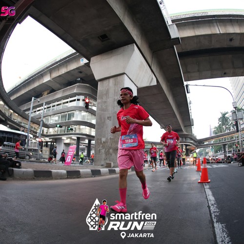 Race photo from SMARTFREN RUN 2026