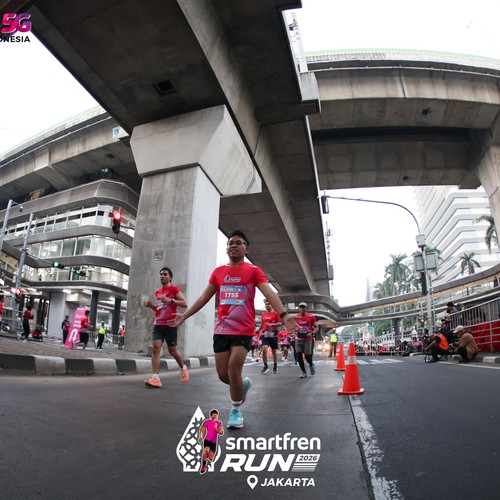 Race photo from SMARTFREN RUN 2026