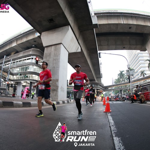 Race photo from SMARTFREN RUN 2026