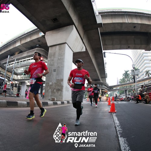 Race photo from SMARTFREN RUN 2026
