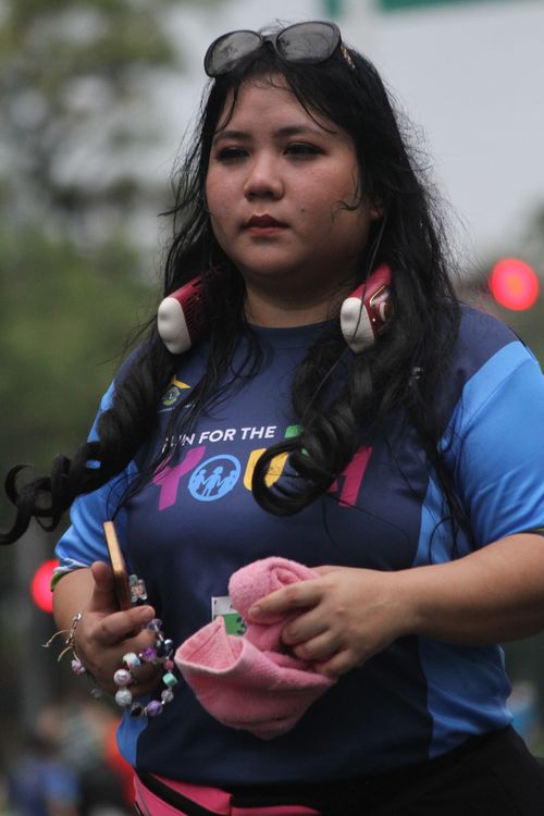 Race photo from Road to BAF Lions Run 2024