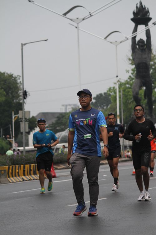 Race photo from Road to BAF Lions Run 2024