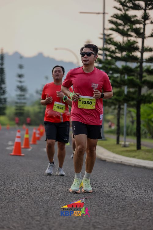 Race photo from CISANGKAN KBP CITY RUN 2025
