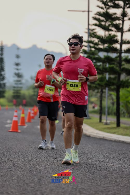 Race photo from CISANGKAN KBP CITY RUN 2025