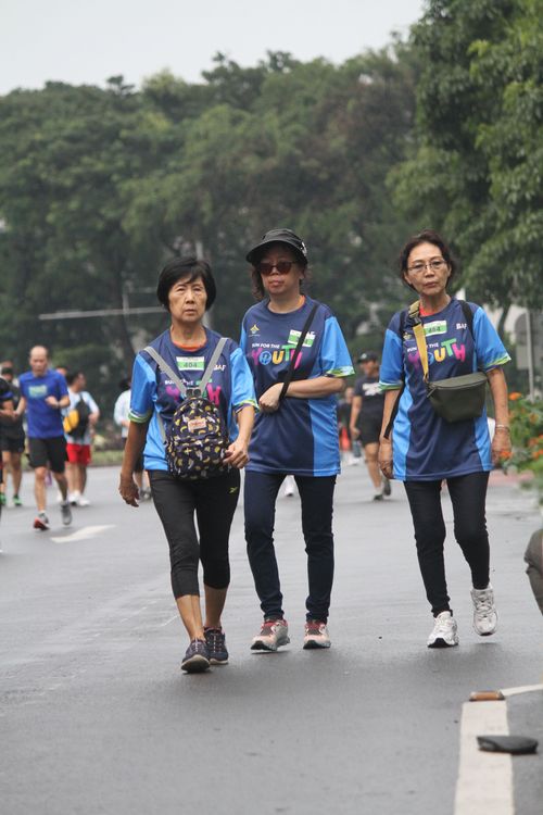Race photo from Road to BAF Lions Run 2024