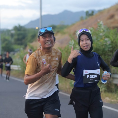 Race photo from KEDIRI HALF MARATHON 2026