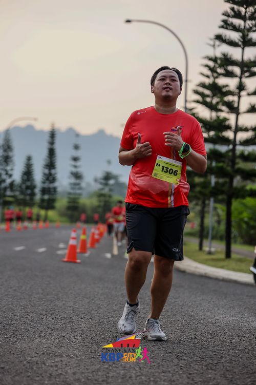 Race photo from CISANGKAN KBP CITY RUN 2025