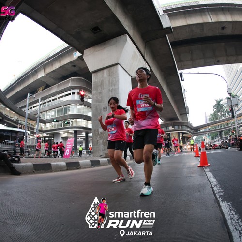 Race photo from SMARTFREN RUN 2026