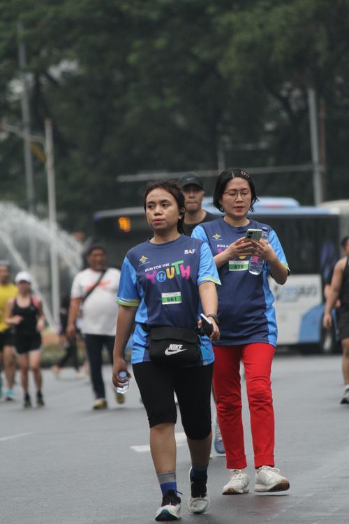 Race photo from Road to BAF Lions Run 2024