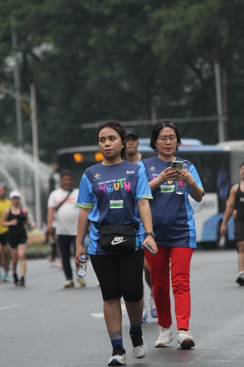 Race photo from Road to BAF Lions Run 2024