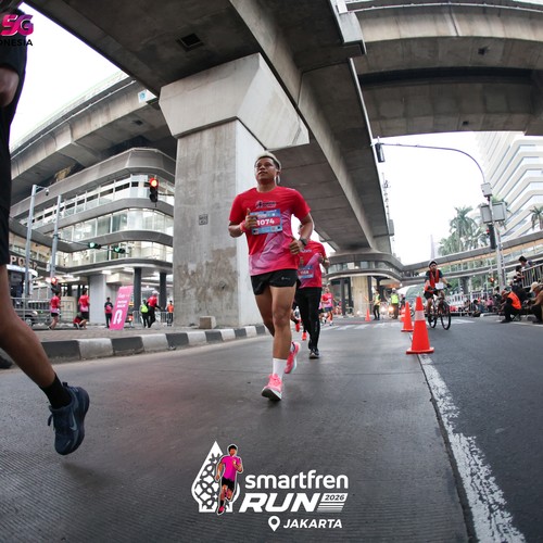 Race photo from SMARTFREN RUN 2026