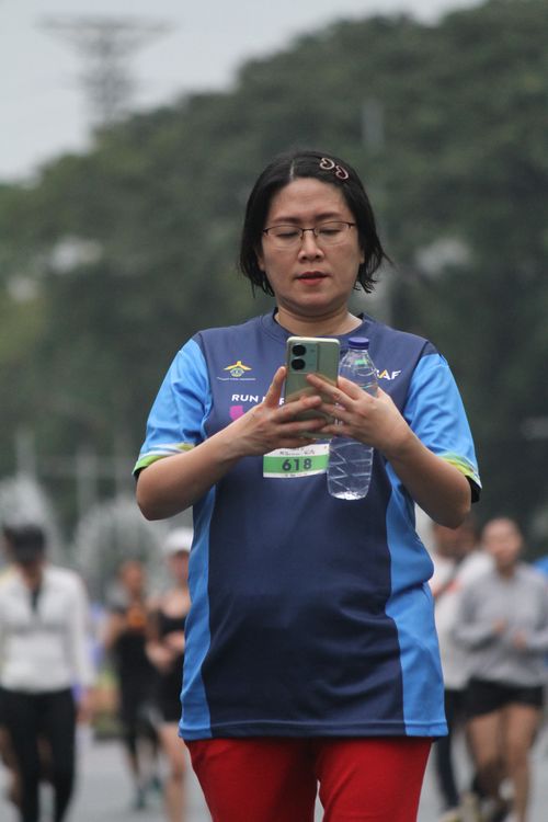 Race photo from Road to BAF Lions Run 2024