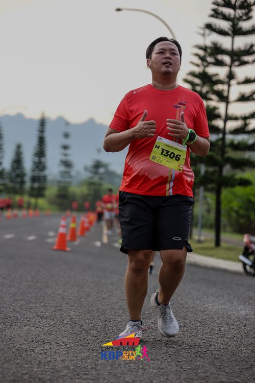 Race photo from CISANGKAN KBP CITY RUN 2025