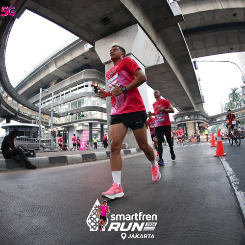 Race photo from SMARTFREN RUN 2026