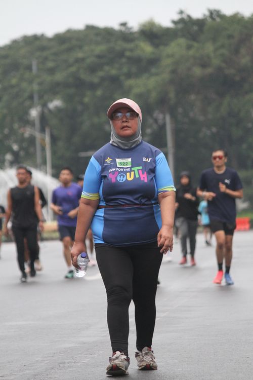 Race photo from Road to BAF Lions Run 2024